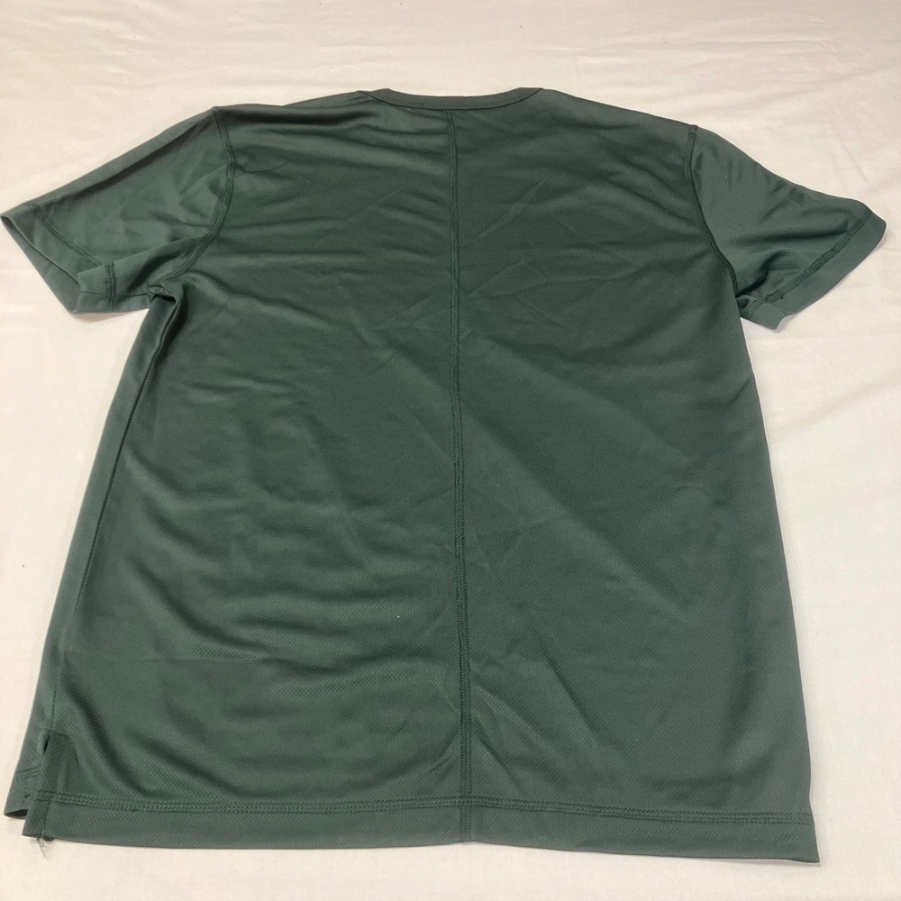 Everlane Mens Re-Play Performance Tee Forest Green Short Sleeve Crew Neck Medium - Picture 2 of 5